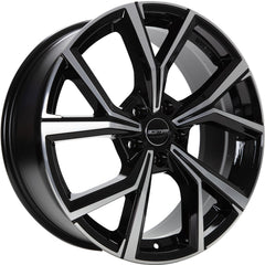 GMP Mentor black diamond Alufelge 7x17 Zoll ET45 LK 5x112 ML57.1