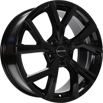 GMP Mentor black glossy Alufelge 7x17 Zoll ET45 LK 5x114.3 ML73.1