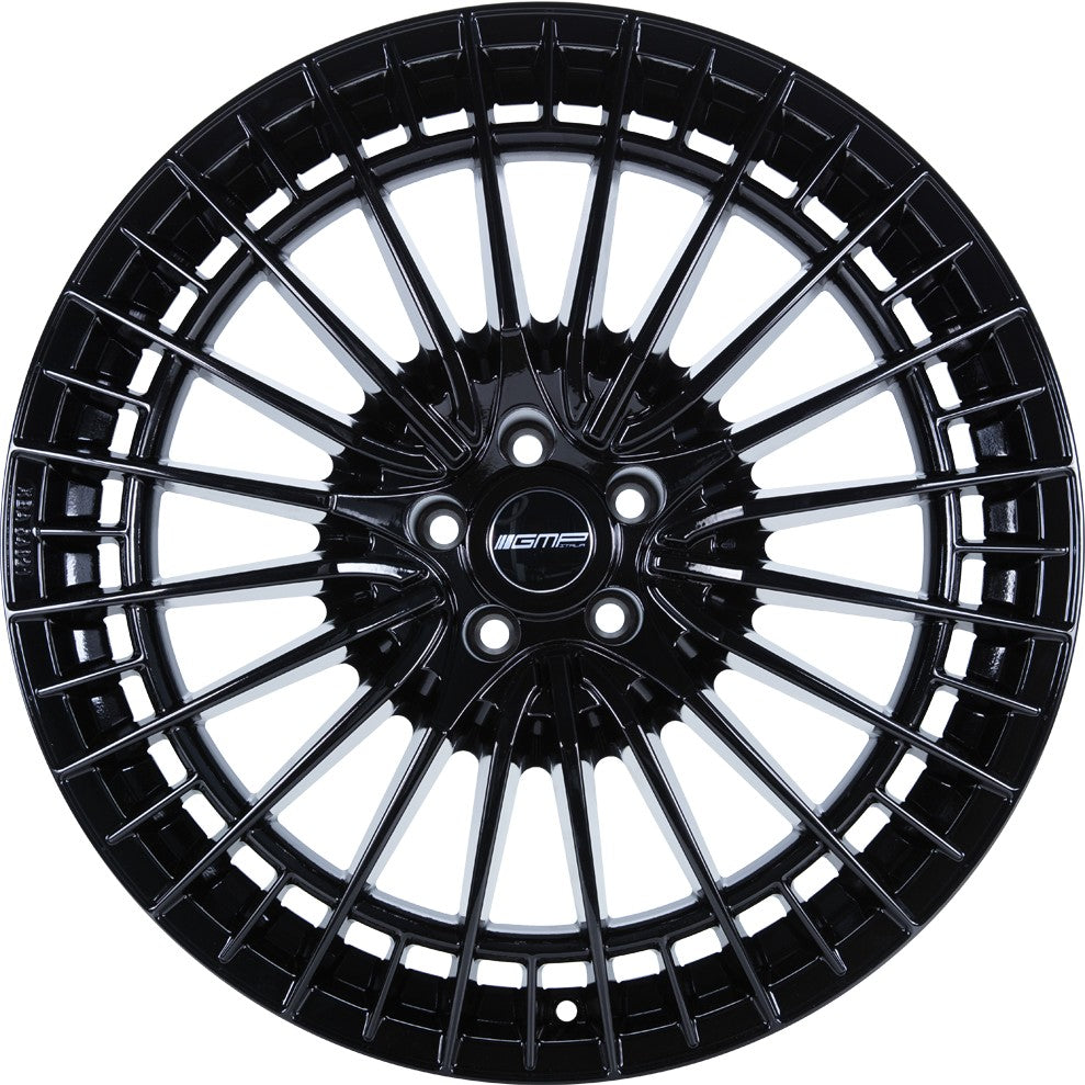 GMP Qstar glossy black Alufelge 9x21 Zoll ET30 LK 5x112 ML66.6 – Bild 2