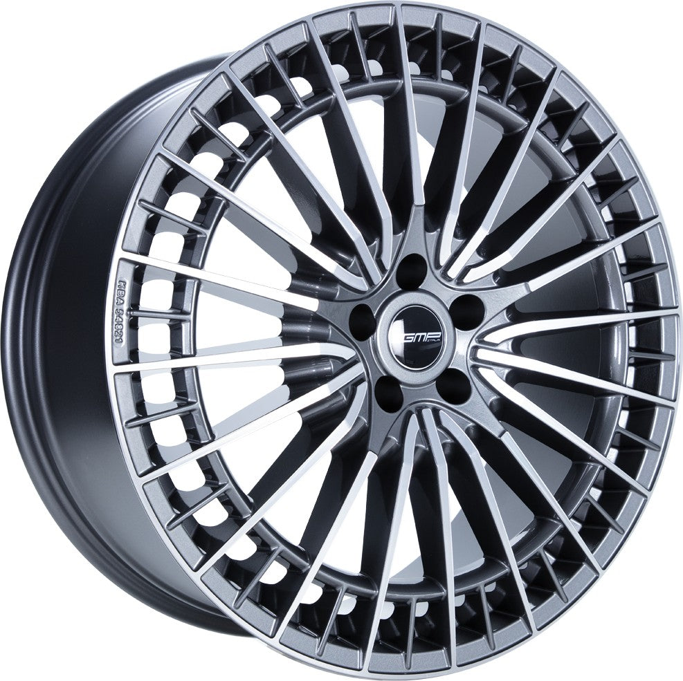 GMP Qstar anthracite diamond Alufelge 8x18 Zoll ET35 LK 5x112 ML66.6