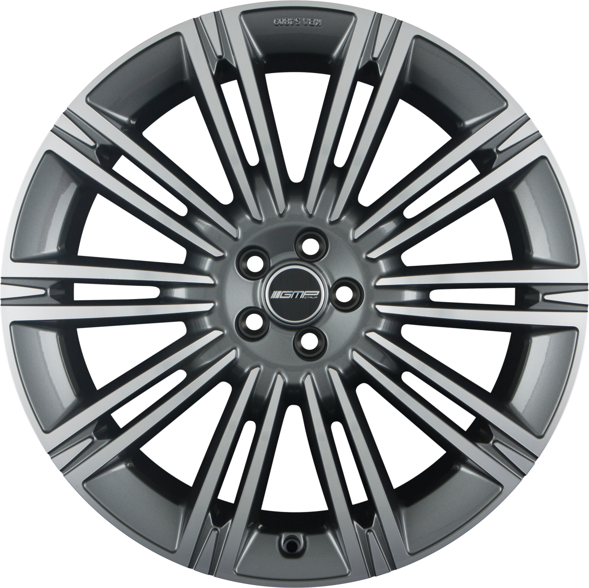 GMP Experience anthracite diamond Alufelge 9.5x22 Zoll ET43 LK 5x120 ML72.6 – Bild 3