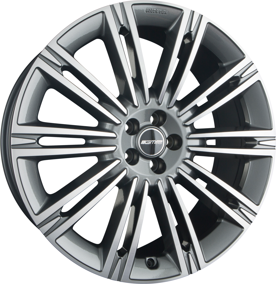 GMP Experience anthracite diamond Alufelge 9.5x22 Zoll ET43 LK 5x120 ML72.6 – Bild 4