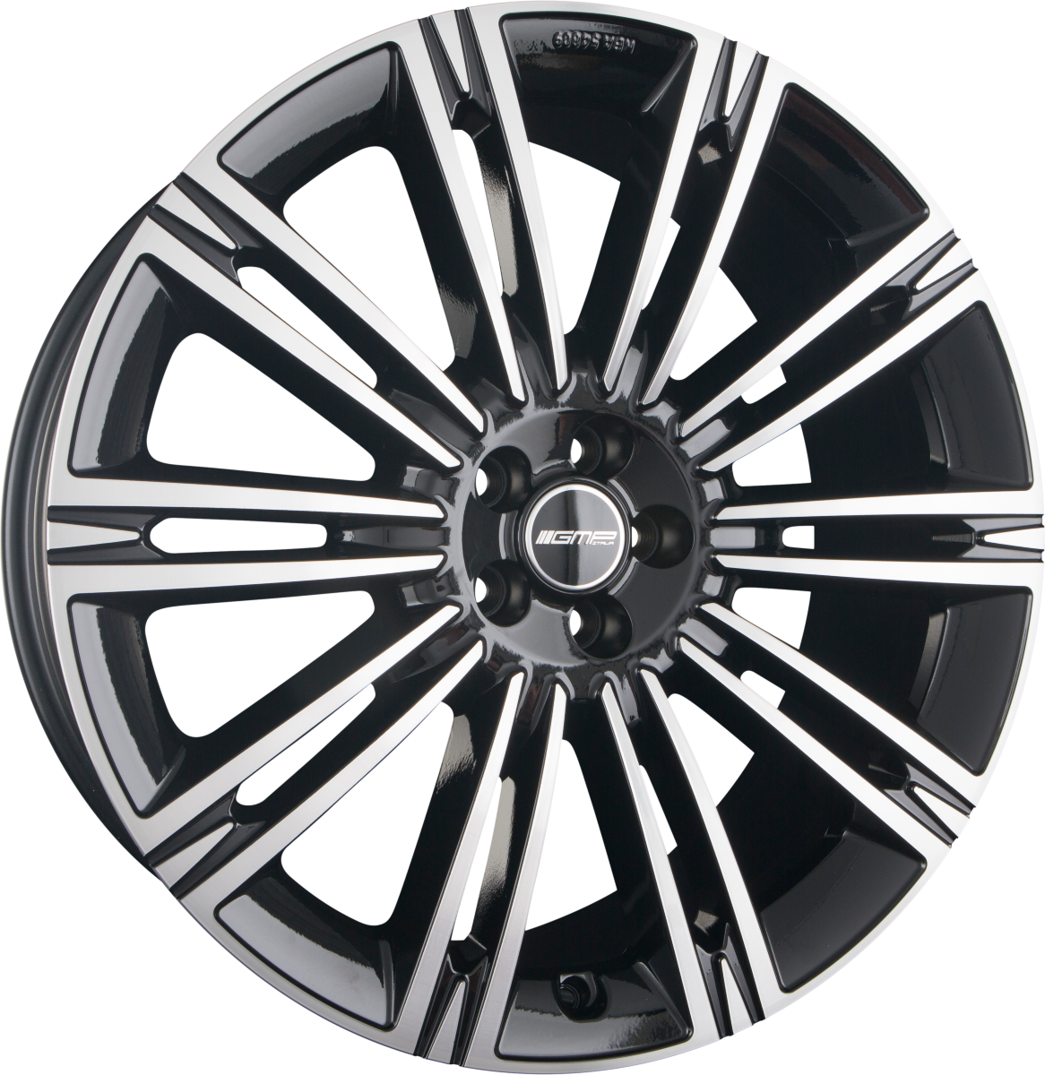 GMP Experience black diamond Alufelge 9.5x22 Zoll ET43 LK 5x120 ML72.6 – Bild 4