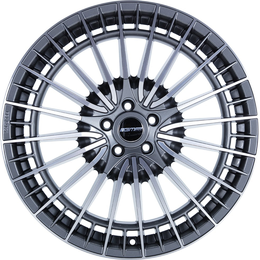GMP Qstar anthracite diamond Alufelge 9x21 Zoll ET25 LK 5x112 ML66.6 – Bild 2