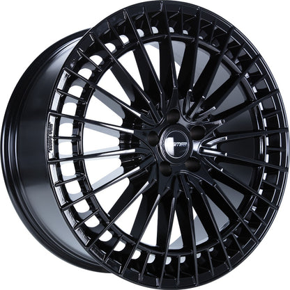 GMP Qstar glossy black Alufelge 8x19 Zoll ET30 LK 5x112 ML66.6