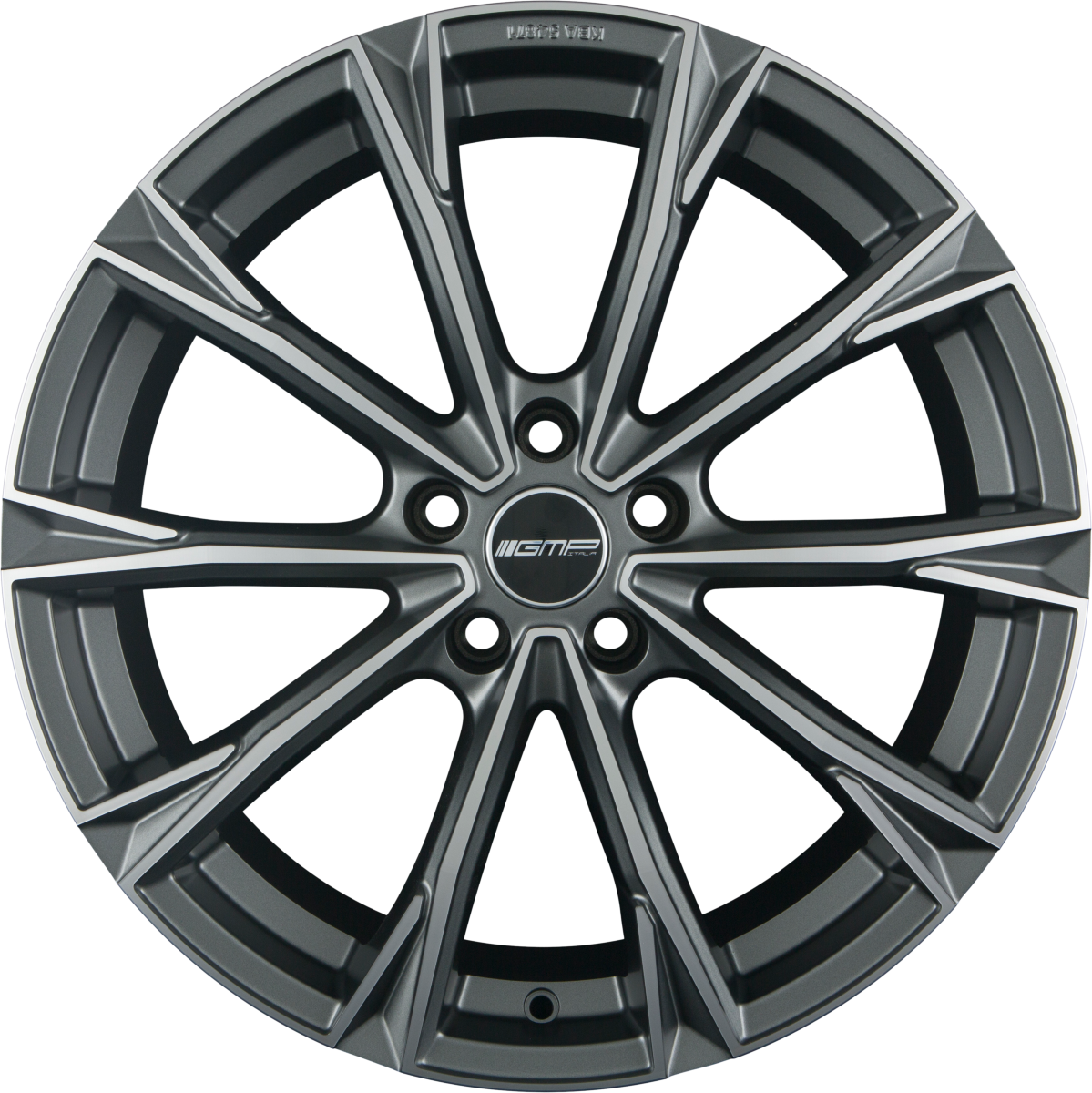 GMP Totale matt anthracite diamond Alufelge 10x23 Zoll ET18 LK 5x112 ML66.5 – Bild 3