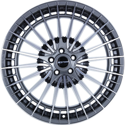 GMP Qstar anthracite diamond Alufelge 10x20 Zoll ET40 LK 5x112 ML66.6 – Bild 2