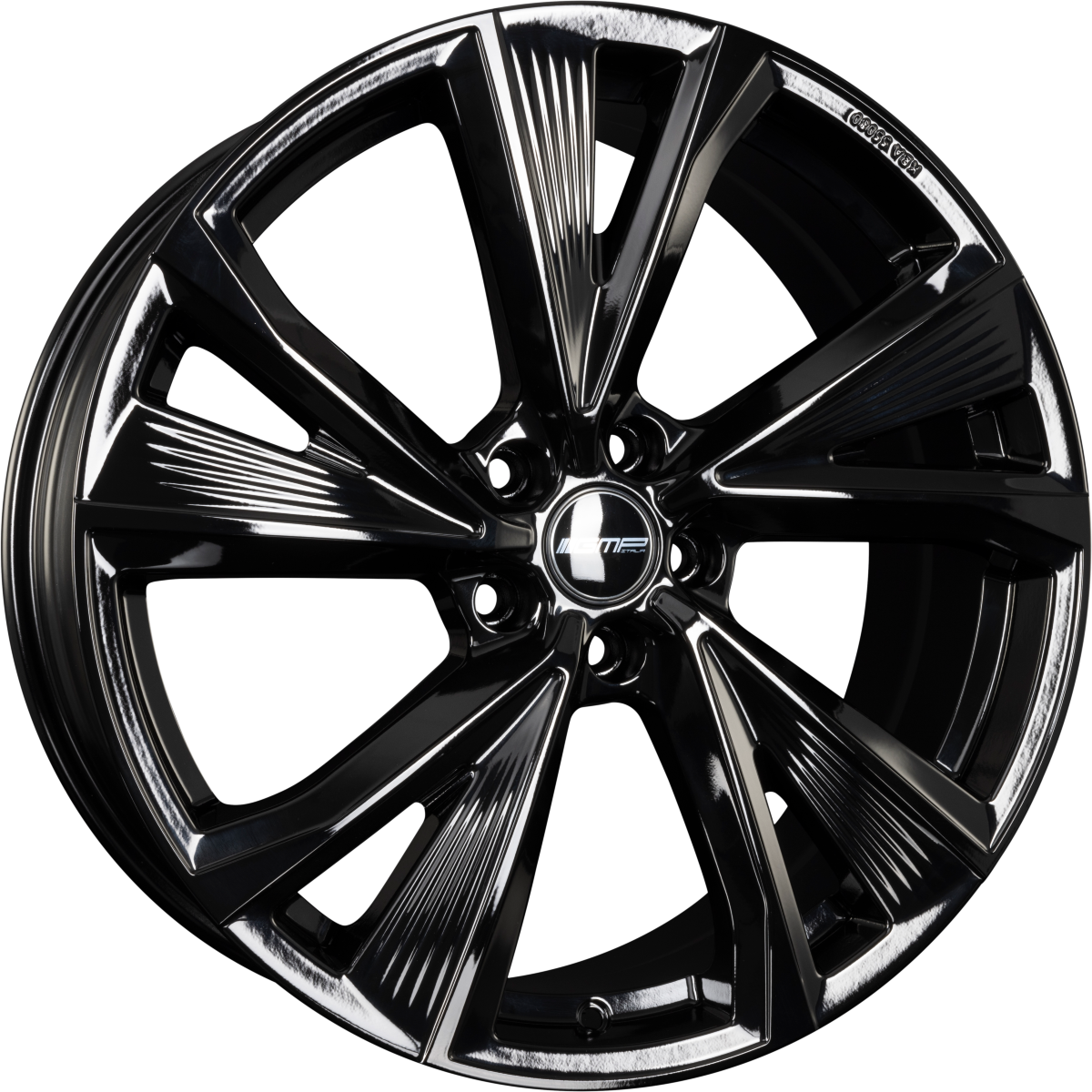 GMP Evento black glossy Alufelge 9x20 Zoll ET30 LK 5x112 ML66.5 – Bild 4