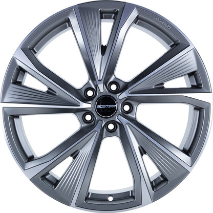 GMP Evento anthracite matt diamond Alufelge 8x18 Zoll ET35 LK 5x112 ML66.5 – Bild 2