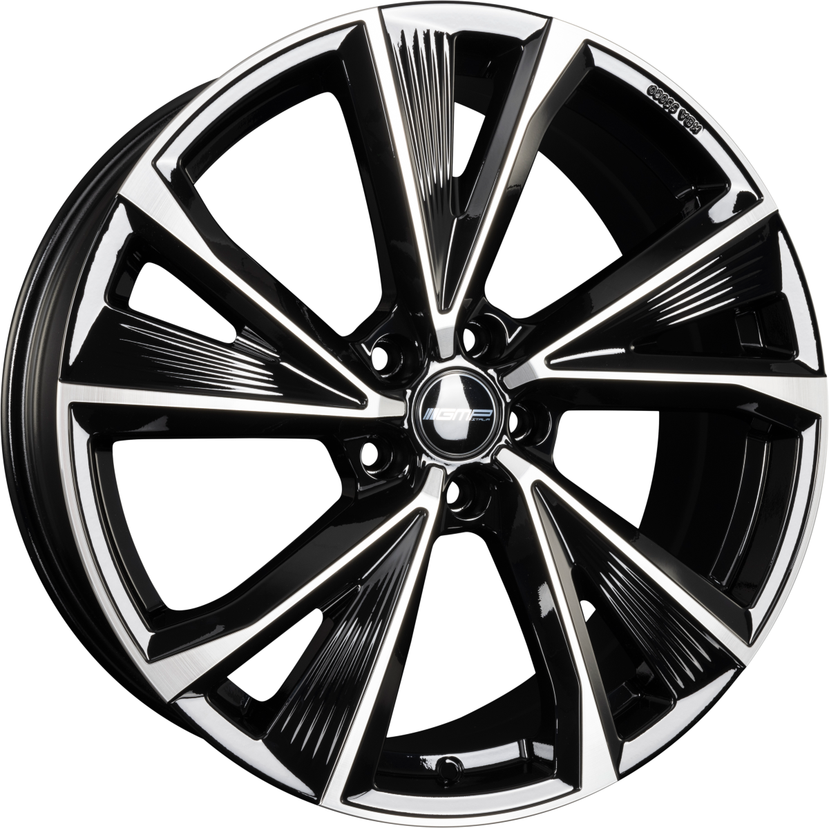 GMP Evento black diamond Alufelge 7.5x18 Zoll ET46 LK 5x100 ML57.1 – Bild 4