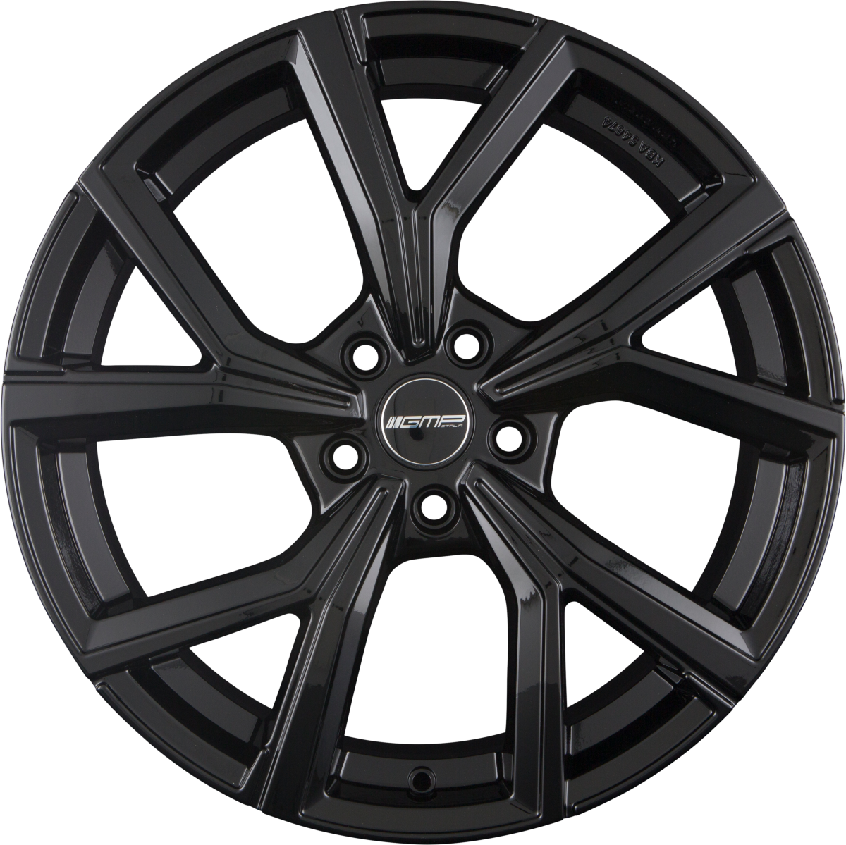 GMP Italia Mentor Glossy Black Alufelge 7x17 Zoll ET35 LK 5x112 ML57.1