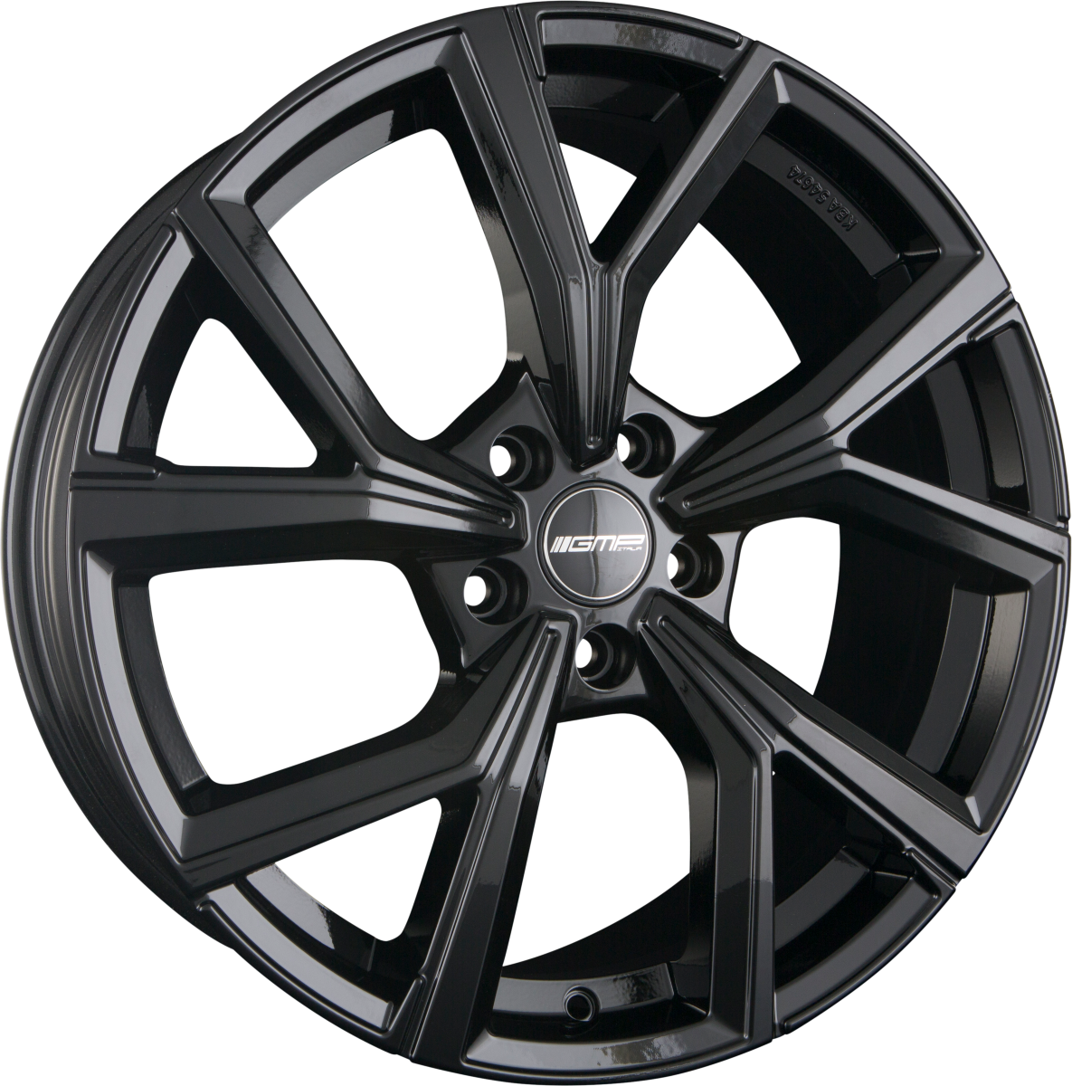 GMP Italia Mentor Glossy Black Alufelge 7x17 Zoll ET35 LK 5x112 ML57.1 – Bild 2