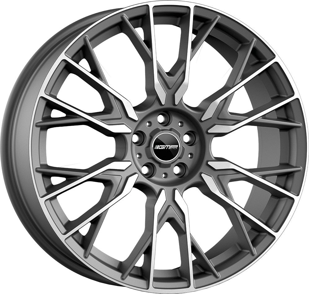 GMP Fender anthracite matt diamond Alufelge 8.5x21 Zoll ET43 LK 5x112 ML66.6