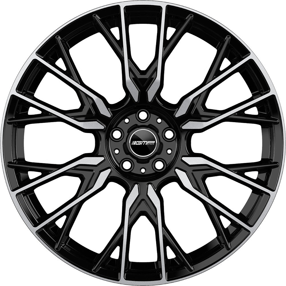 GMP Fender black diamond Alufelge 9.5x21 Zoll ET43 LK 5x112 ML66.6 – Bild 2