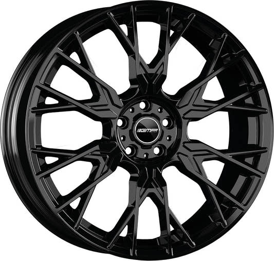 GMP Fender black glossy Alufelge 9.5x20 Zoll ET40 LK 5x112 ML66.6