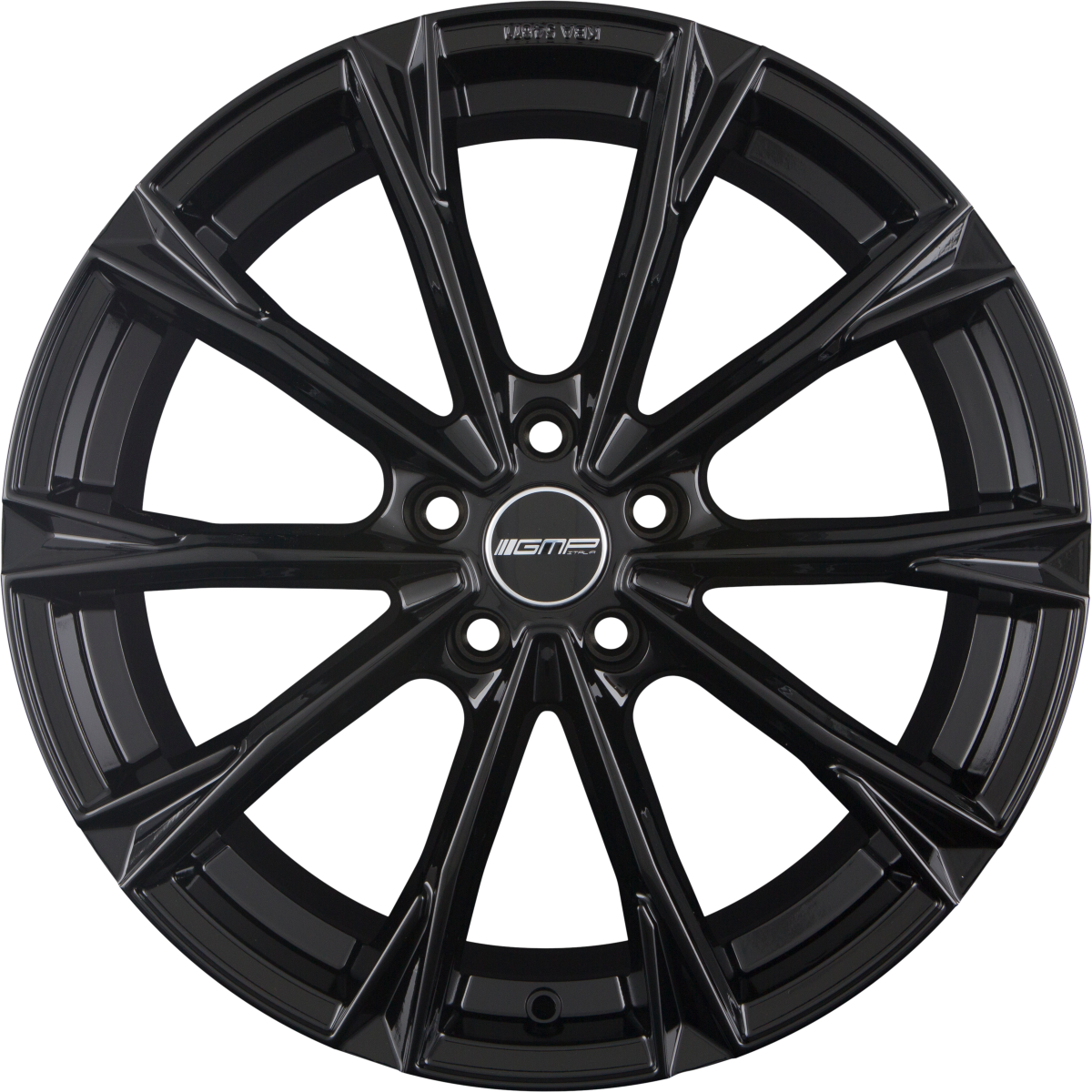 GMP Italia Totale Glossy Black Alufelge 9x21 Zoll ET58.5 LK 5x114.3 ML67.1