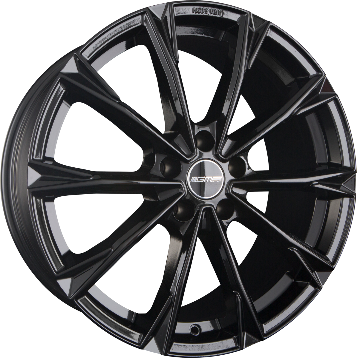 GMP Italia Totale Glossy Black Alufelge 9x21 Zoll ET58.5 LK 5x114.3 ML67.1 – Bild 2