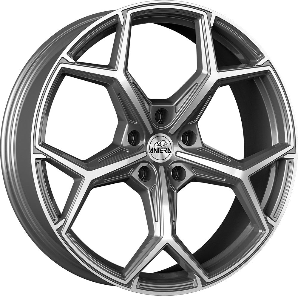 Antera A101 moon grey diamond 8.5x20 ET25 - LK5/112 ML66.6