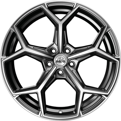Antera A101 moon grey diamond 8.5x20 ET25 - LK5/112 ML66.6