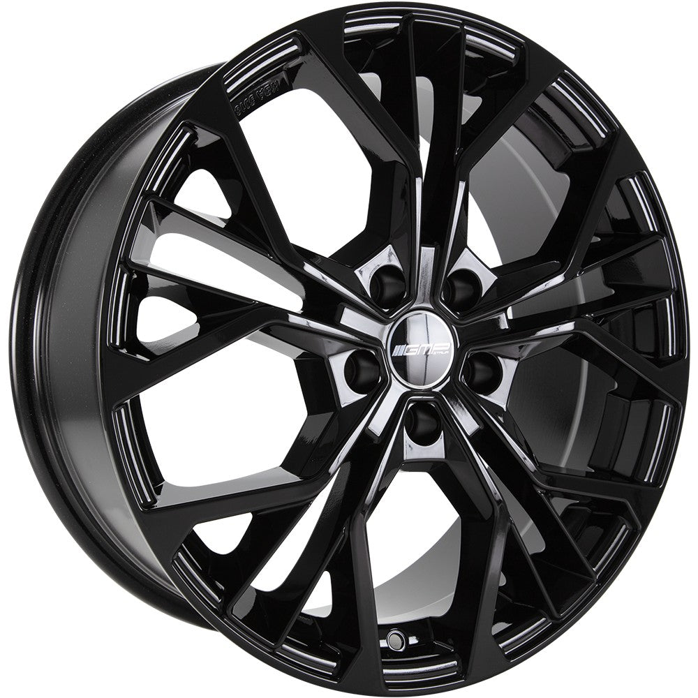 GMP Matisse black glossy Alufelge 7.5x18 Zoll ET35 LK 5x108 ML65.1
