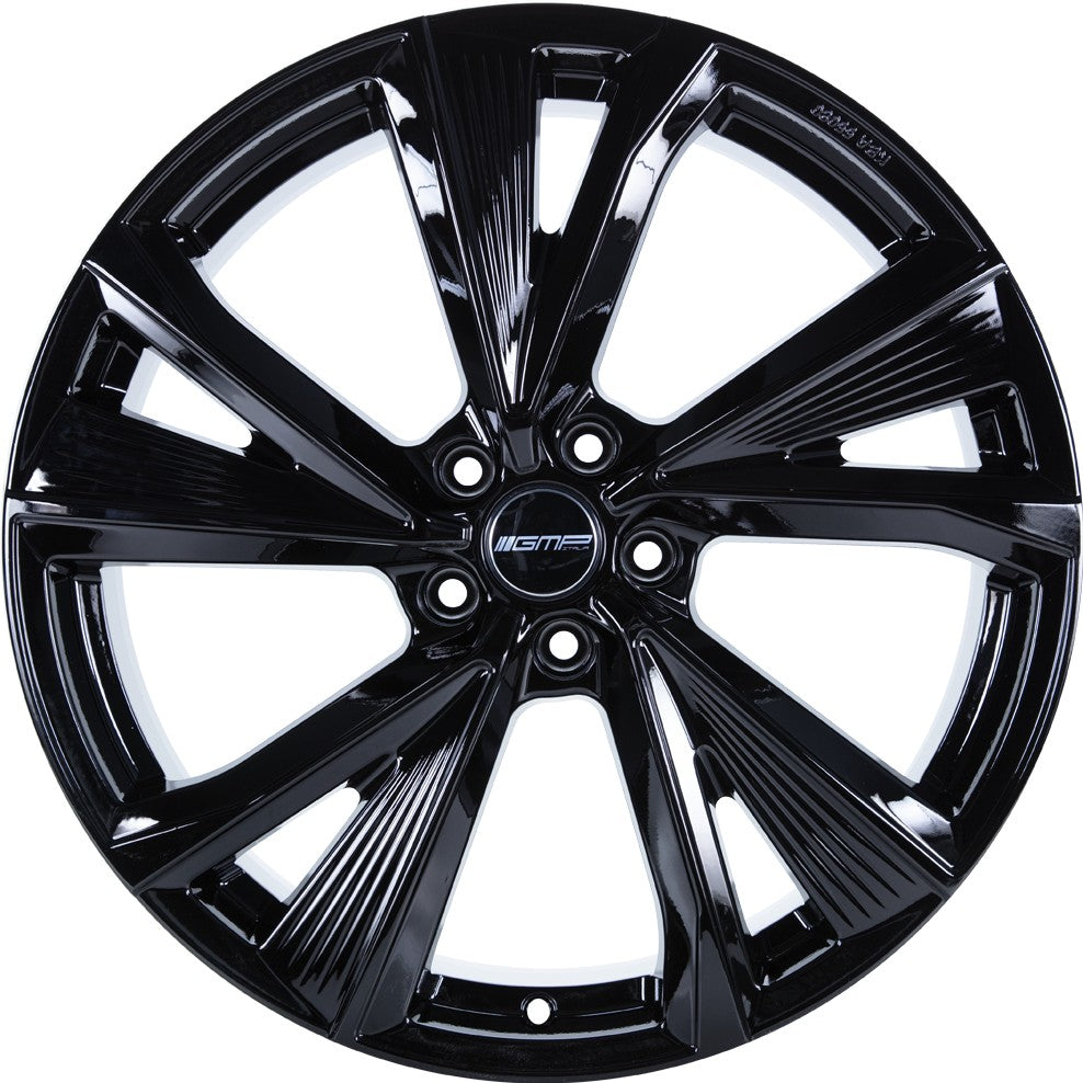 GMP Evento black glossy Alufelge 9x21 Zoll ET40 LK 5x112 ML57.1 – Bild 2