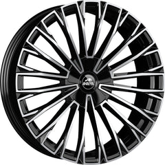 Antera A103 piano black diamond Alufelge 9.5x22 Zoll ET35 LK 5x120 ML64.1