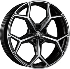 Antera A101 piano black diamond Alufelge 9.5x22 Zoll ET30 LK 5x112 ML66.6