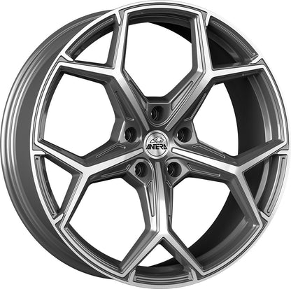 Antera A101 moon grey diamond 10.5x22 ET48 - LK5/130 ML71.6