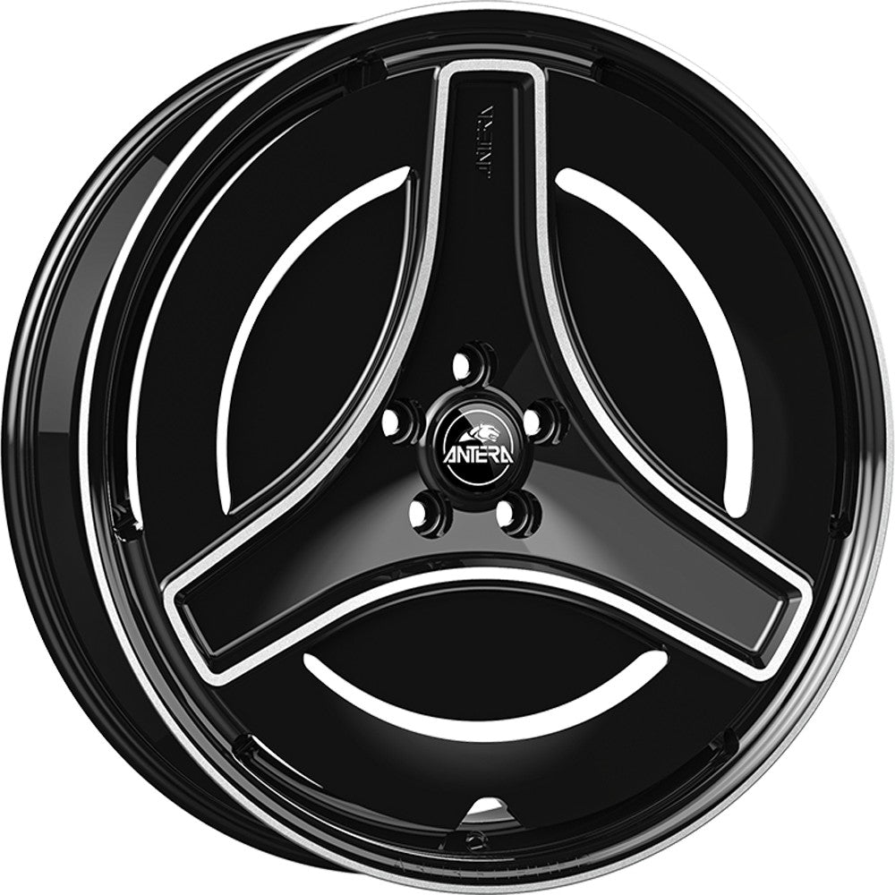 Antera A303 piano black diamond 10x24 ET35 - LK5/120 ML72.6
