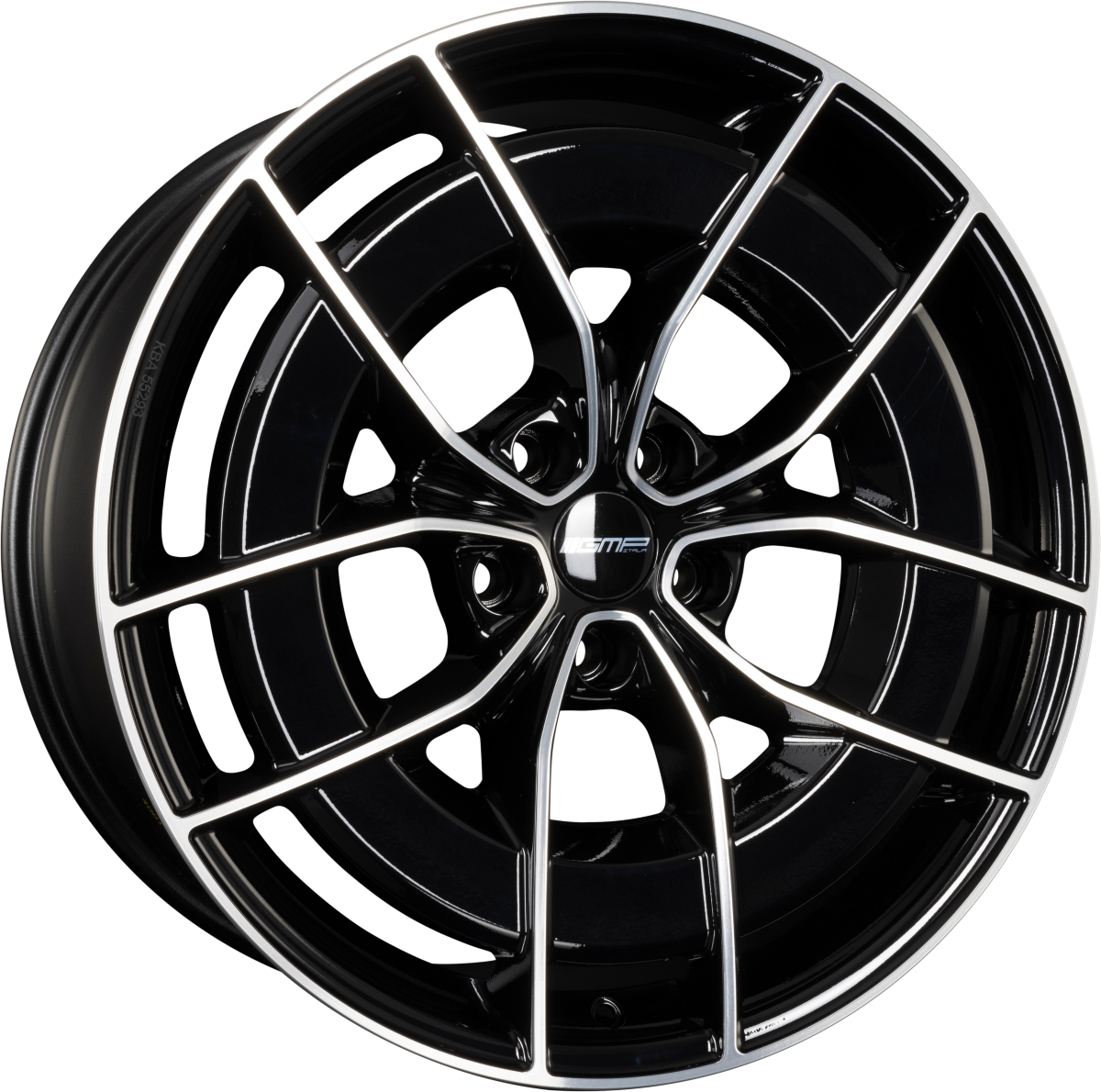 GMP Italia Energia Black Diamond Alufelge 10x22 Zoll ET50 LK 5x112 ML66.6 – Bild 2