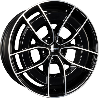 GMP Italia Energia Black Diamond Alufelge 10x22 Zoll ET50 LK 5x112 ML66.6 – Bild 2