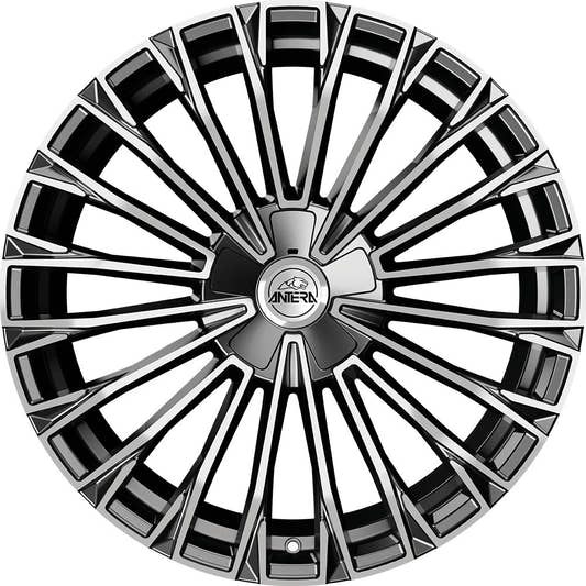Antera A103 moon grey diamond 9.5x22 ET32 - LK5/120 ML72.6