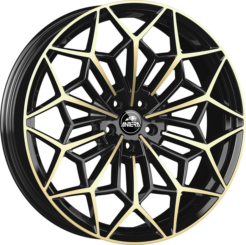 Antera A105 piano black champagne 10.5x22 ET43 - LK5/114.3 ML67.1