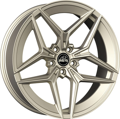 Antera A107 satin champagne 10.5x19 ET35 - LK5/112 ML66.6