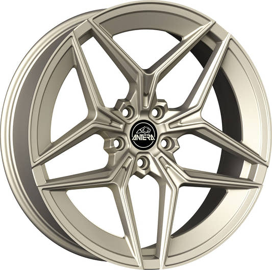 Antera A107 satin champagne 9.5x19 ET35 - LK5/112 ML66.6