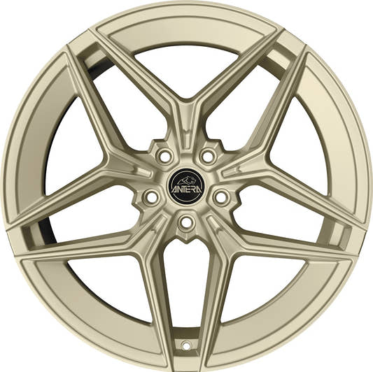 Antera A107 satin champagne 9.5x19 ET35 - LK5/112 ML66.6