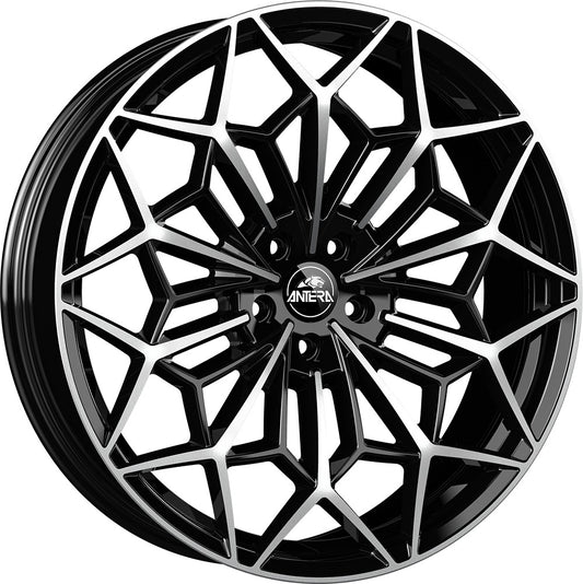 Antera A105 piano black diamond 10x23 ET45 - LK5/130 ML71.6