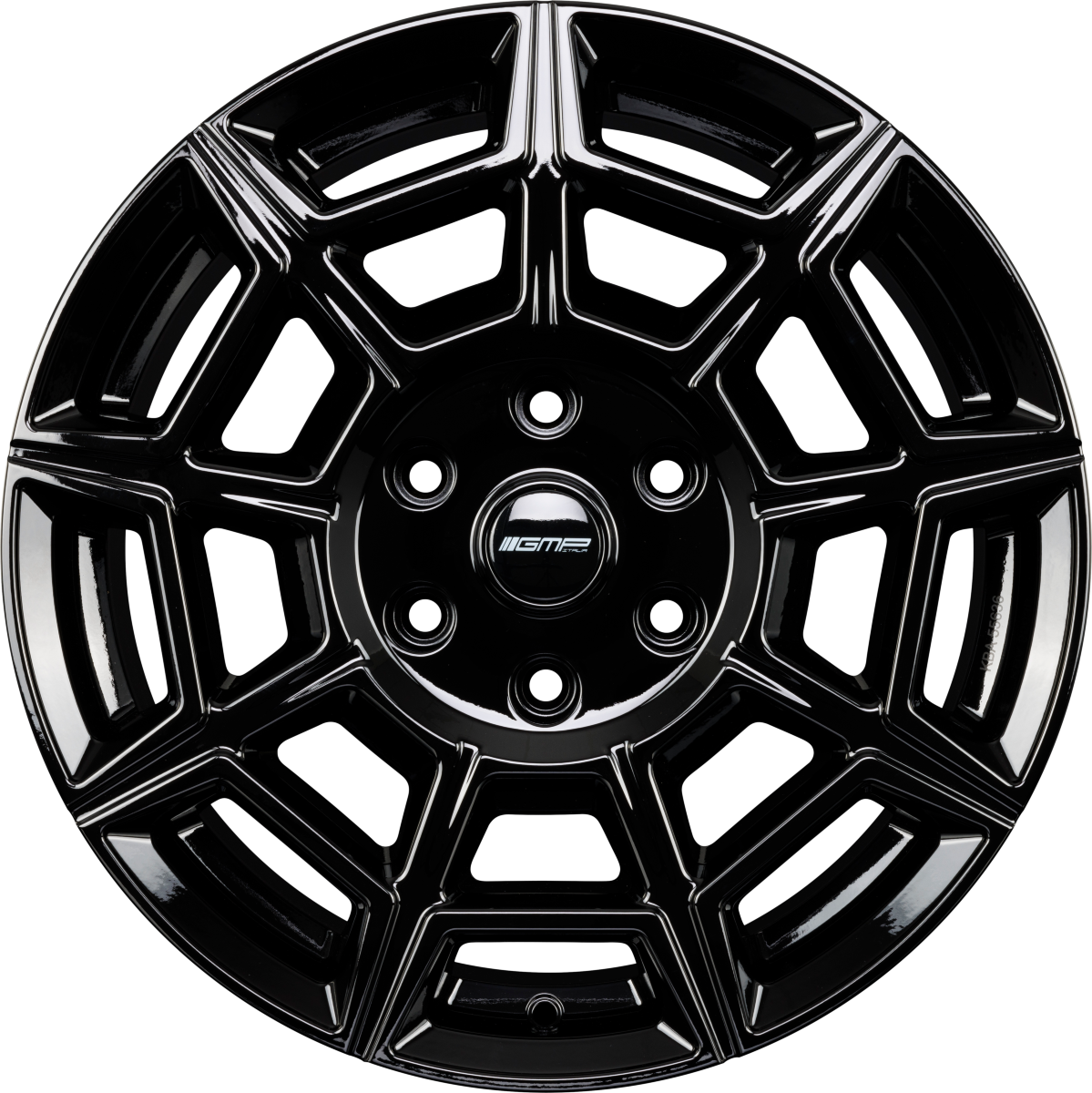 GMP Pervan black glossy Alufelge 8x18 Zoll ET53 LK 6x139.7 ML92.4 – Bild 3