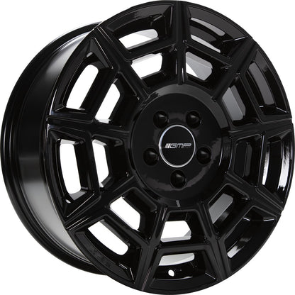GMP Pervan black glossy Alufelge 8x18 Zoll ET53 LK 6x139.7 ML92.4