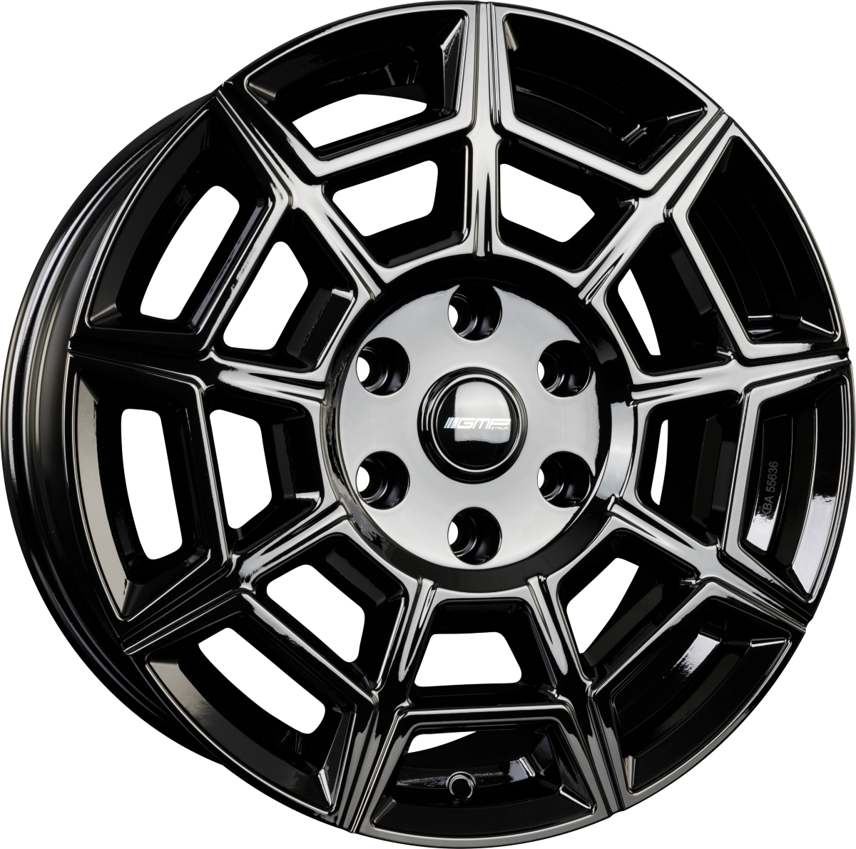 GMP Pervan black glossy Alufelge 8x18 Zoll ET53 LK 6x139.7 ML92.4 – Bild 4