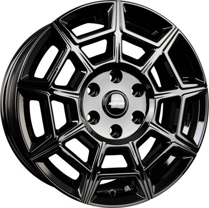 GMP Pervan black glossy Alufelge 8x18 Zoll ET53 LK 6x139.7 ML92.4 – Bild 4