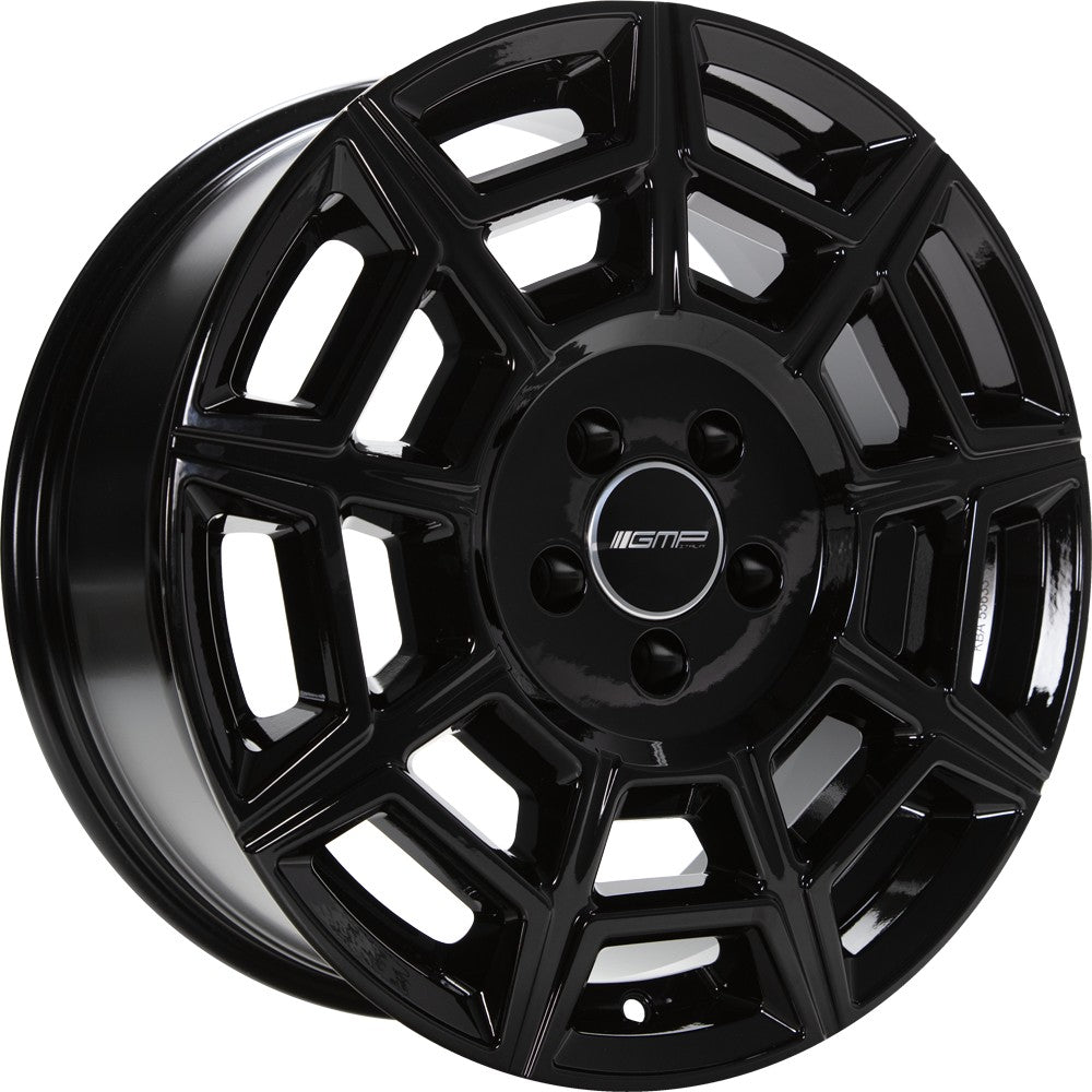 GMP Pervan black glossy Alufelge 8.5x19 Zoll ET50 LK 5x112 ML66.6