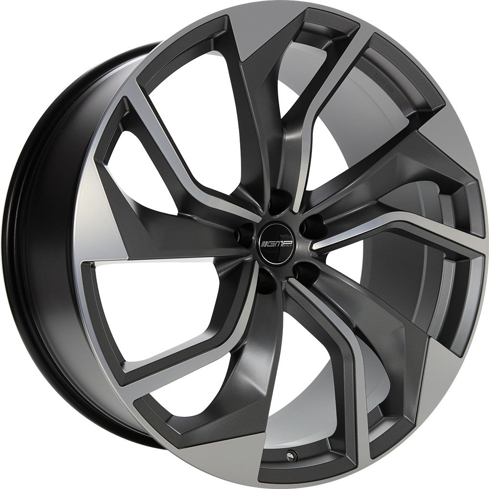 GMP Rebel anthracite matt diamond Alufelge 10x22 Zoll ET38 LK 5x130 ML66.5