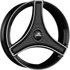 Antera A123 piano black diamond Alufelge 11.5x22 Zoll ET50 LK 5x130 ML71.6