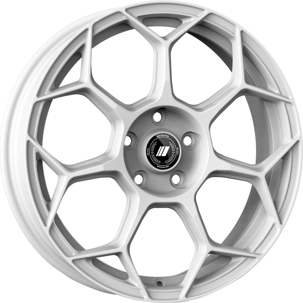 GMP Raceway bianco corsa Alufelge 8x18 Zoll ET35 LK 4x100 ML75