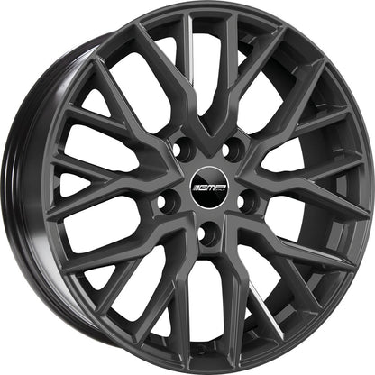 GMP Booster anthracite glossy Alufelge 8x19 Zoll ET50 LK 5x130 ML89.1
