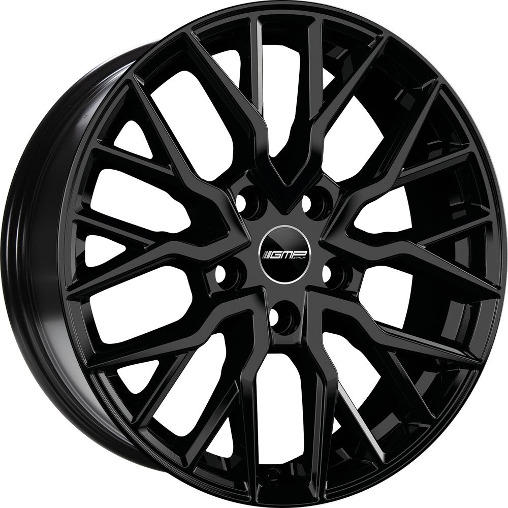GMP Booster black glossy Alufelge 8x18 Zoll ET45 LK 6x120 ML74.6