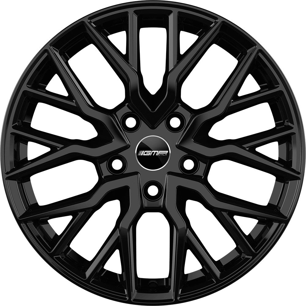 GMP Booster black glossy Alufelge 8x18 Zoll ET45 LK 6x120 ML74.6 – Bild 2