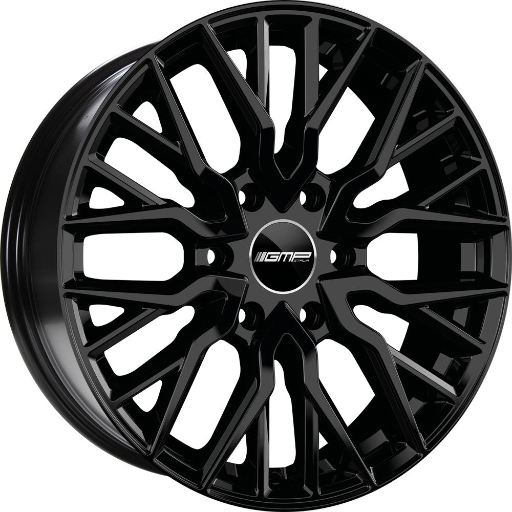 GMP Booster black glossy Alufelge 8x18 Zoll ET45 LK 6x120 ML74.6 – Bild 3