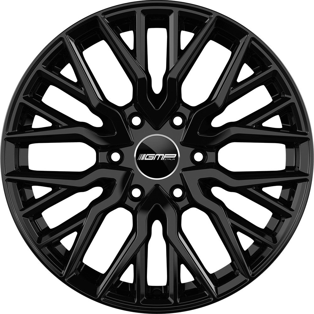 GMP Booster black glossy Alufelge 8x18 Zoll ET45 LK 6x120 ML74.6 – Bild 4
